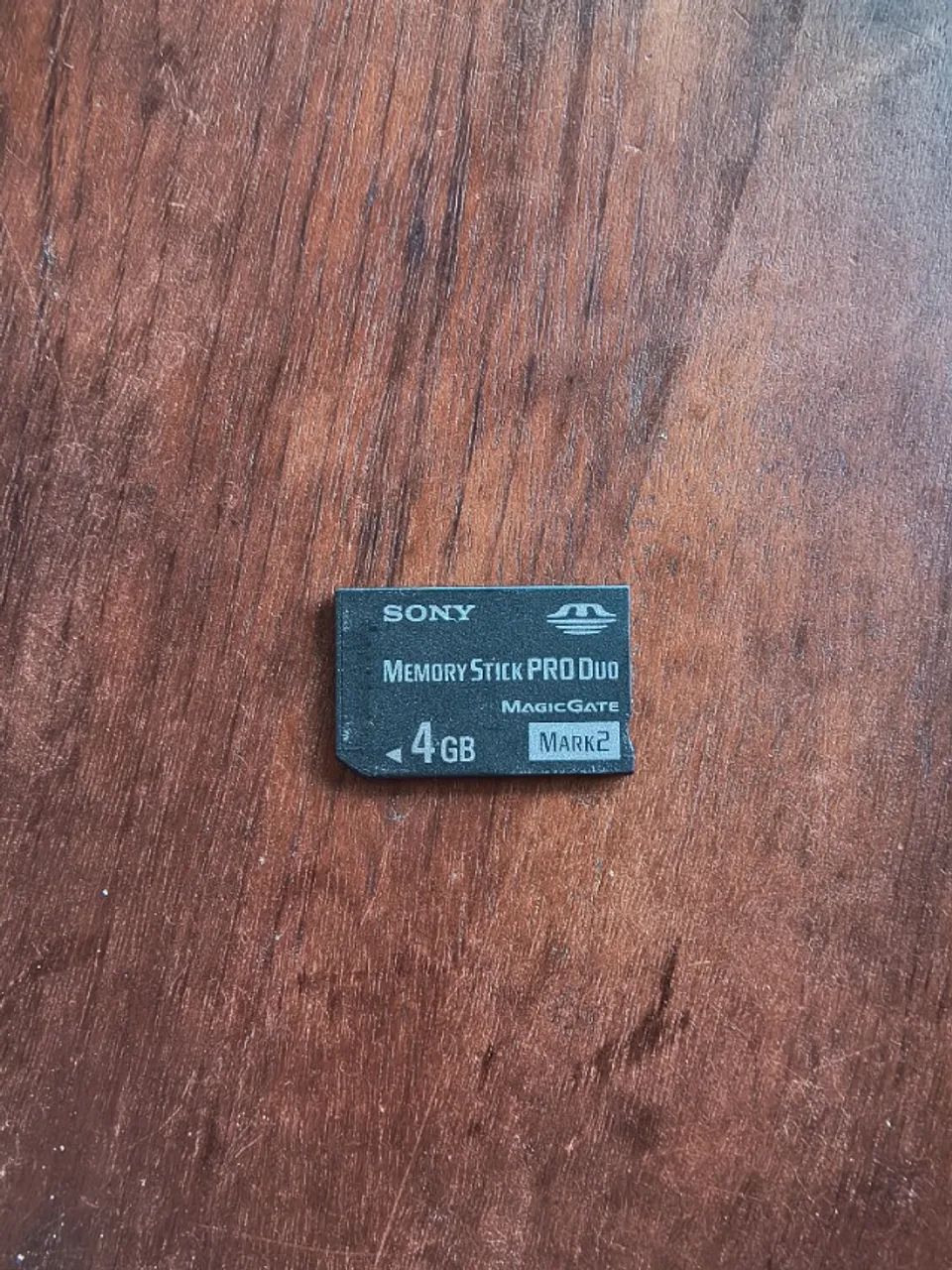 Cartão Memória Original Camera Sony Cybershot Stick Pro Duo 4gb - unitário!