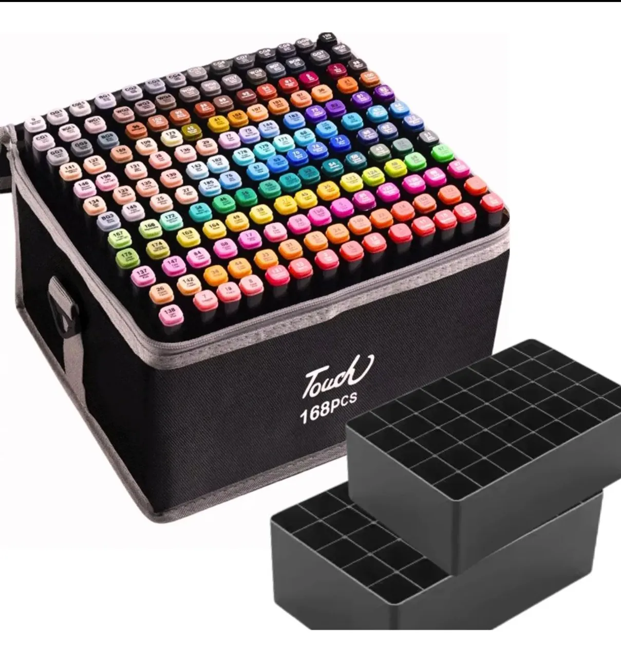 Canetinhas Touch 168 Cores + Brinde