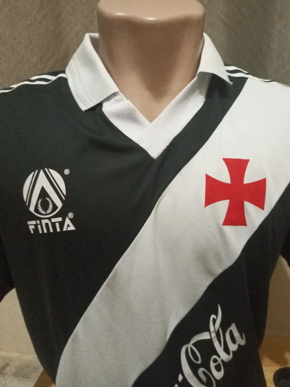Camisa RETRÔ Vasco/Finta/Coca-Cola - Foto 5