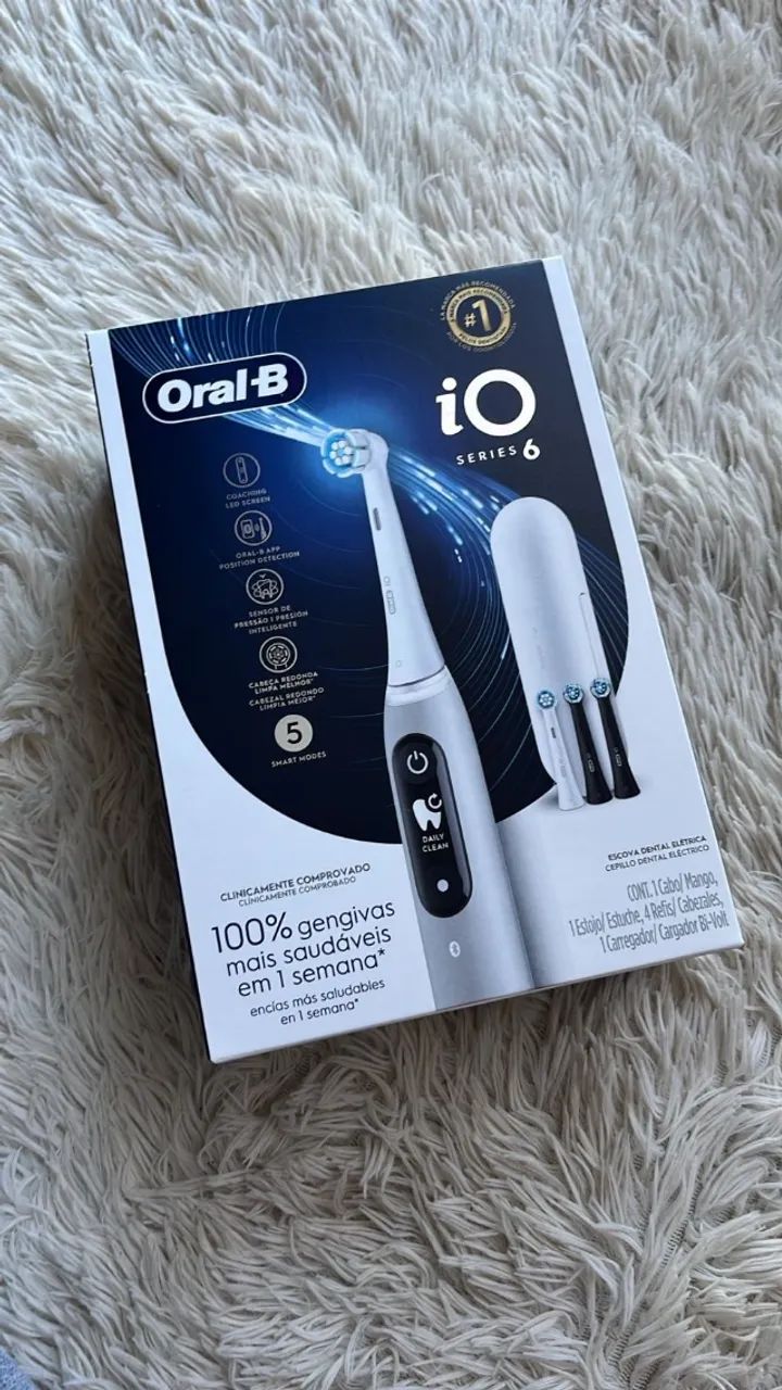 Escova Elétrica Oral-B iO6 NOVA - Completa e Lacrada