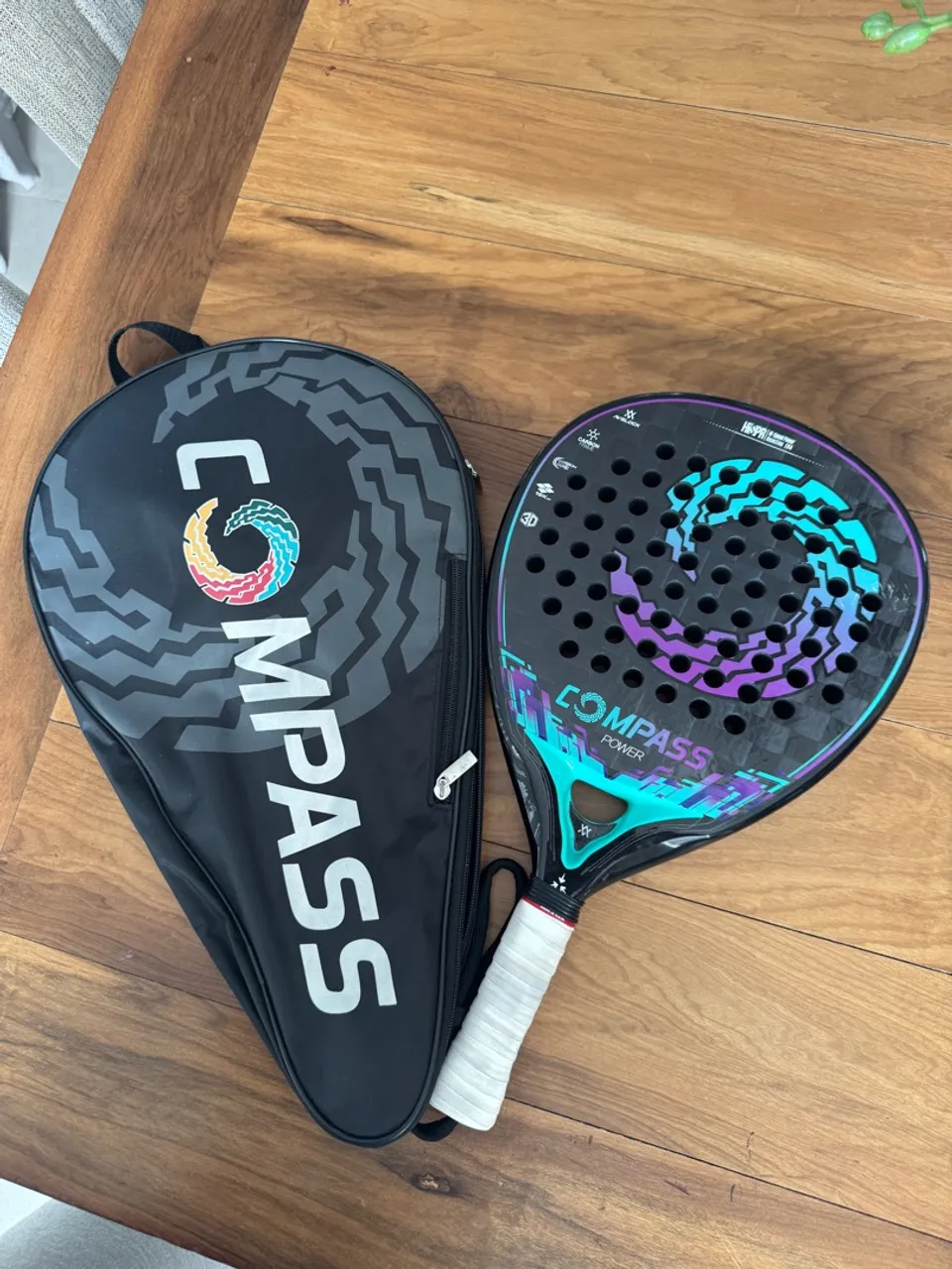 Raquete de Padel Compass Power 16k carbono