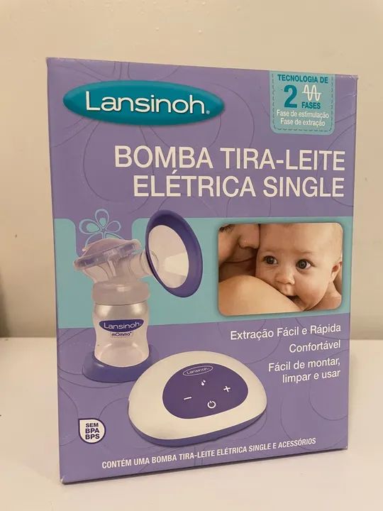 Bomba Tira Leite Elétrica Lansinoh Single