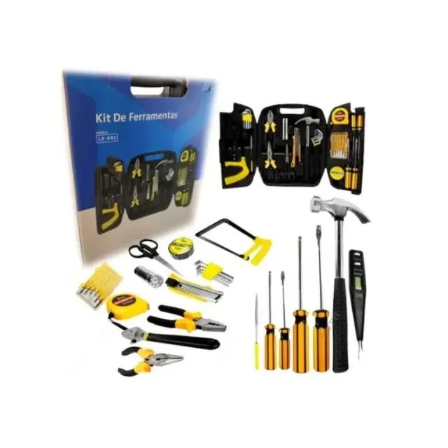Maleta de Ferramentas 26 Peças Serviço Doméstico Kit Chaves Completa LE-1992 - IT BLUE  - Foto 2