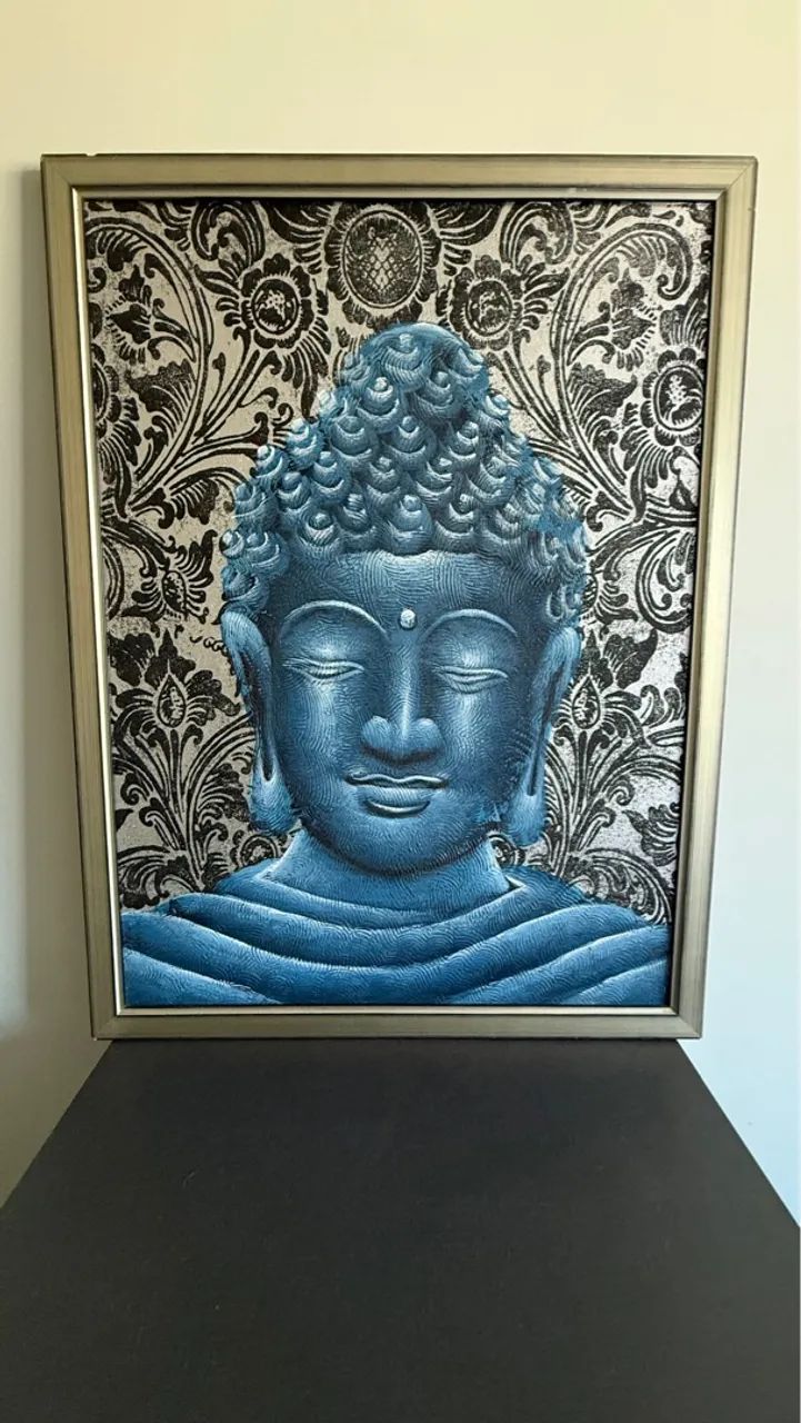 Quadro Buda Azul Tailandês