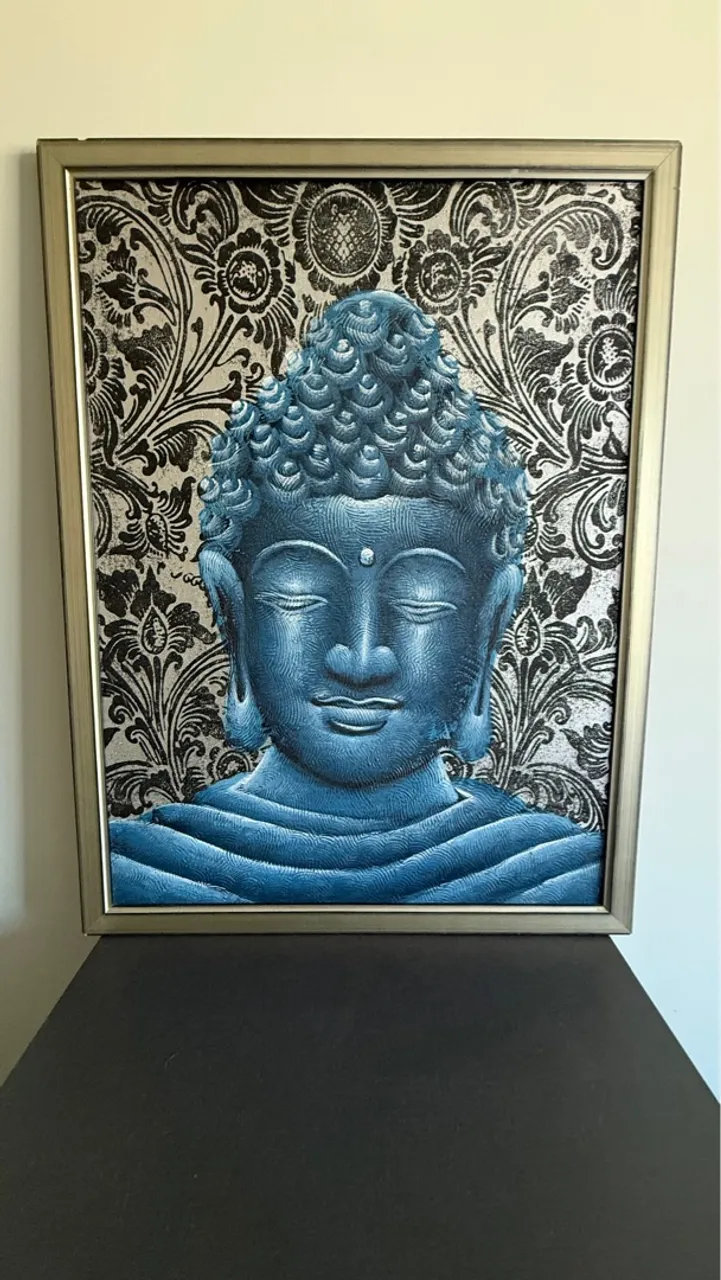 Quadro Buda Azul Tailandês