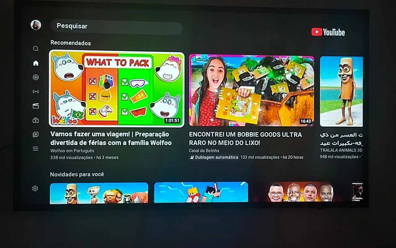 Smart TV sansung do meu uso. 43 polegadas