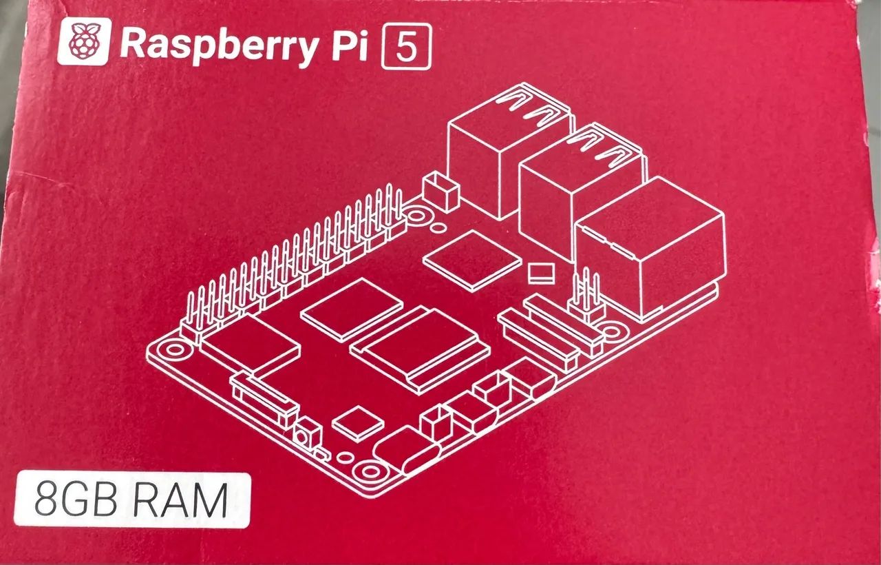 Raspberry pi 5 + Pi M.2 HAT NVMe SSD 512 GB + pi power supply +  raspberry pi case 