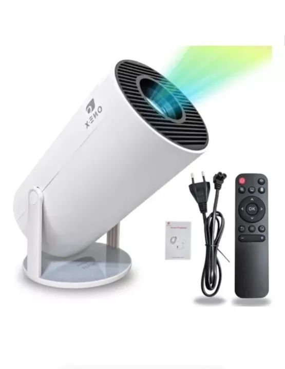 Mini Projetor Android HD Wifi 5g Bluetooth Smart Tv Portátil PRO-9101 (NOVO) - Foto 5