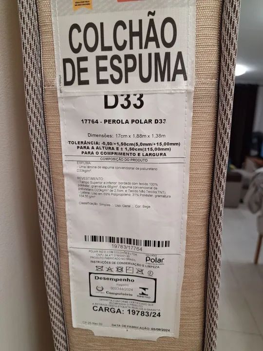 Colchão de Espuma Casal D33 - Foto 3