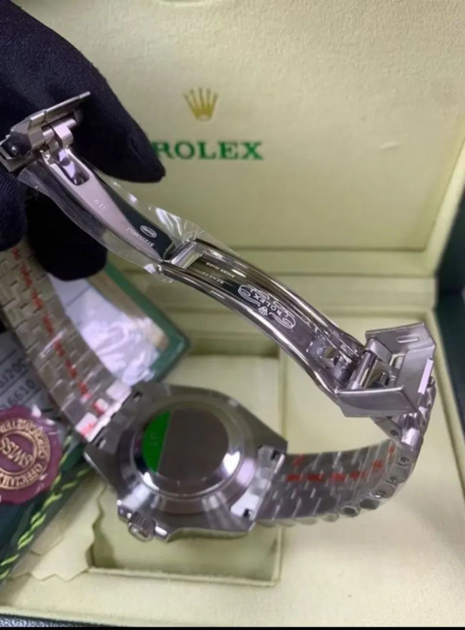 Relógio Rolex GMT Master II Cola linha Premium AAA+suíço - Foto 4