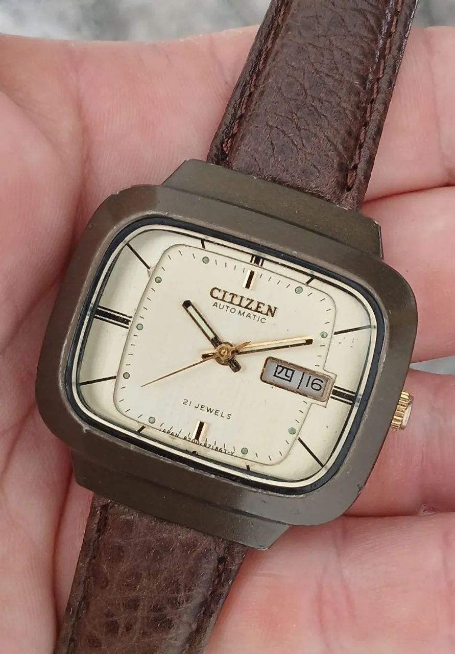 Relógio japonês Citizen Automático 21 Jewels Vintage década de 1970 - Foto 5