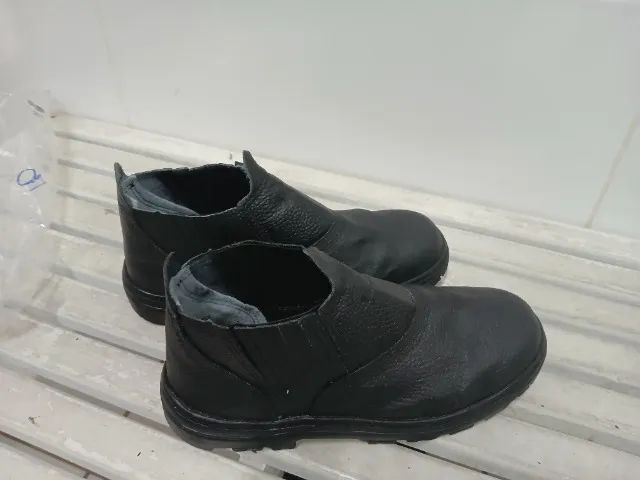 Botina/bota de segurança com bico de PVC - Foto 5