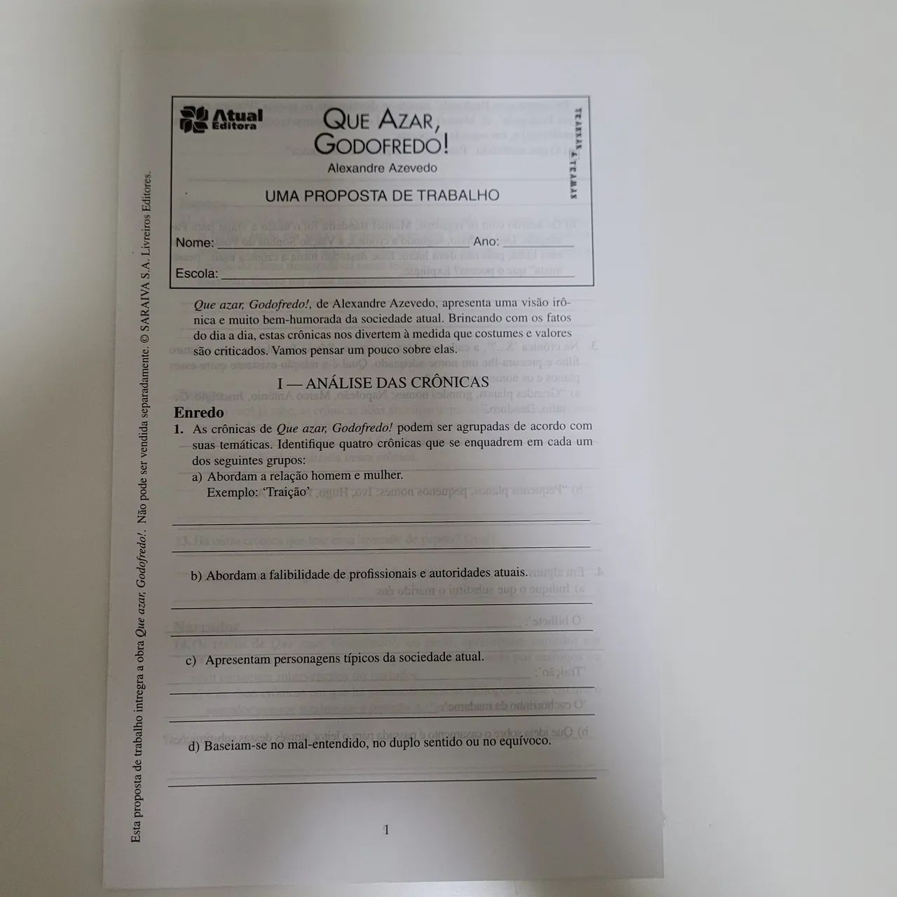 Que Azar, Godofredo! - Alexandre Azevedo - Foto 4
