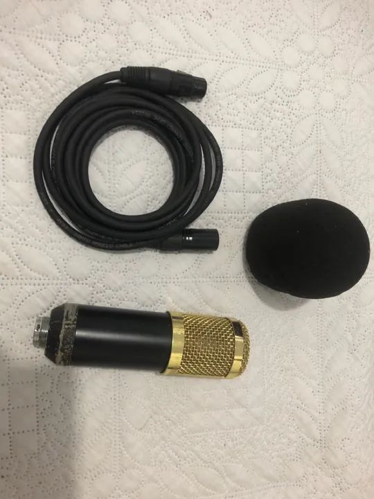 Microfone Condensador Profissional BM800 + Cabo XLR - Foto 2