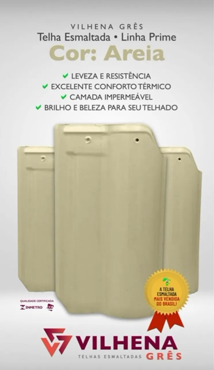 Telhas Esmaltadas Vilhena Grês
