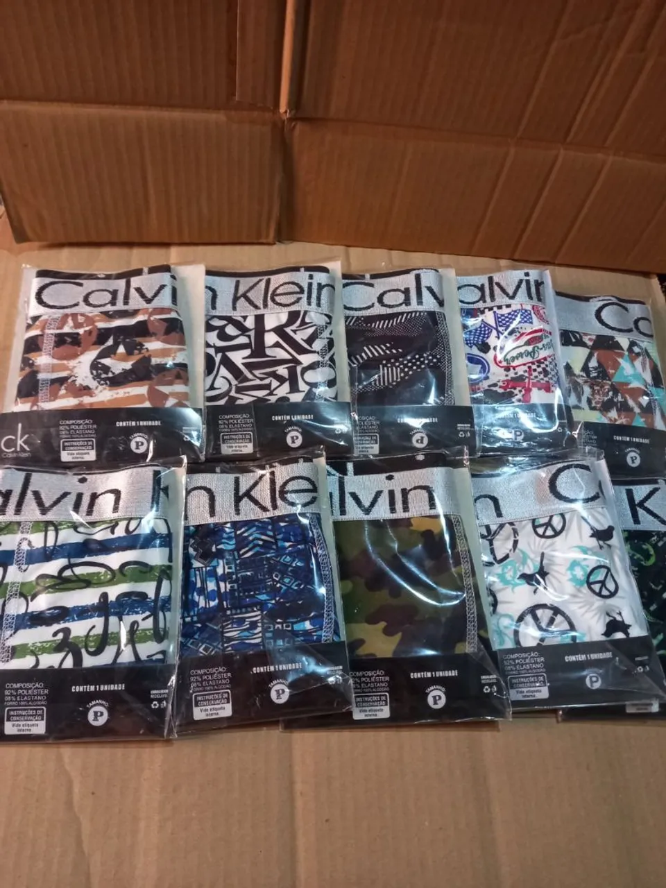 Cueca Box, Cuecas 10 peças