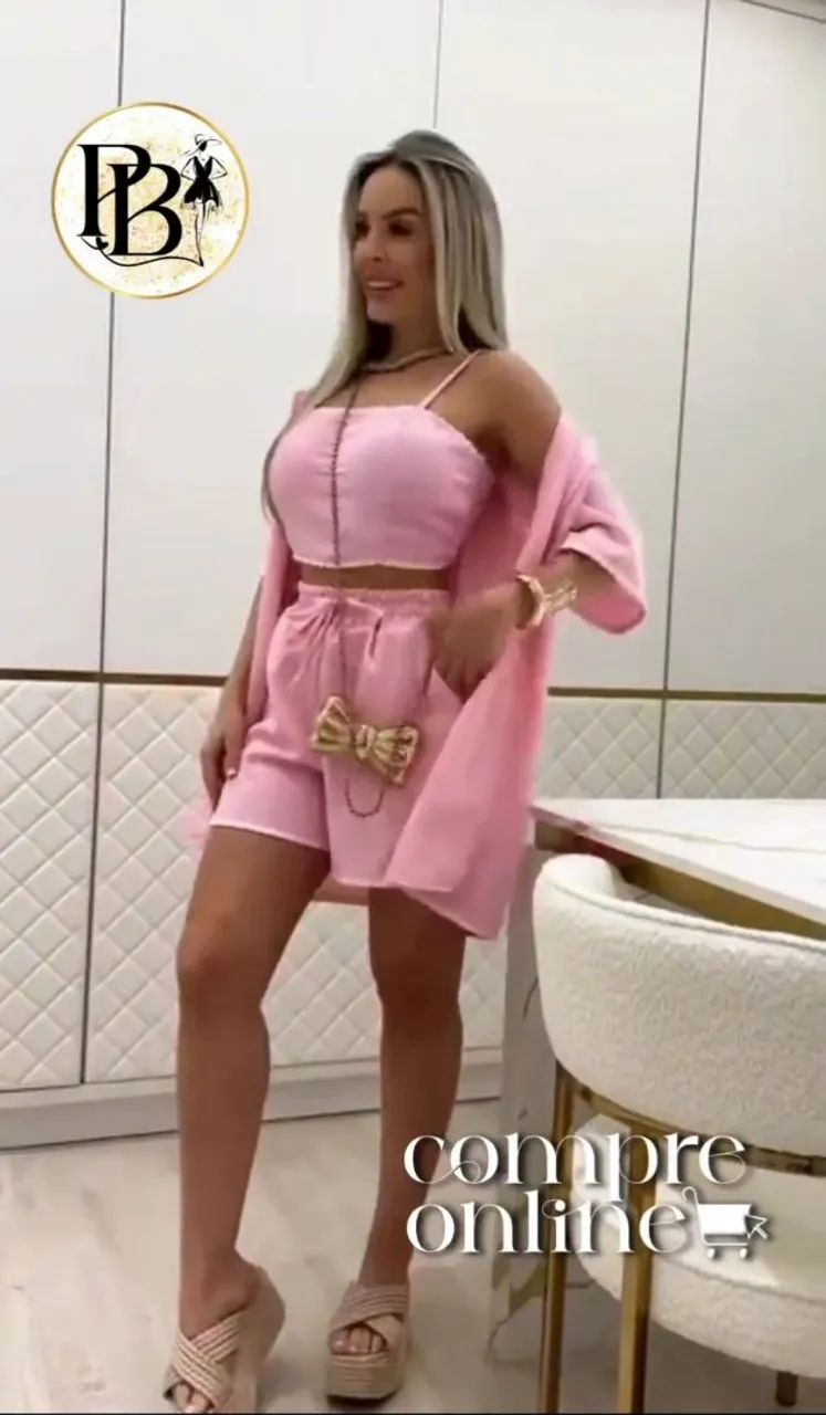 Trijunto (Cropped | Shorts | kimono) - Novo - Foto 3