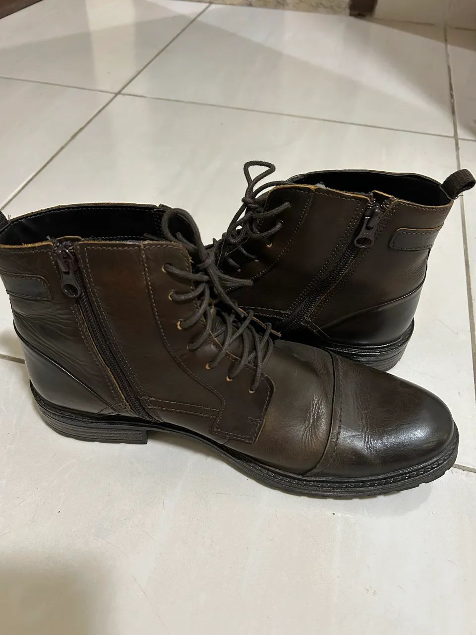 Bota couro legítimo democrata - Foto 2