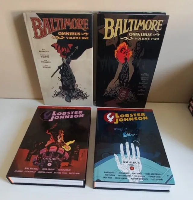 Omnibus Hq coleção importada Universo Hellboy, Witchfinder, Baltimore e Lobster Johnson
