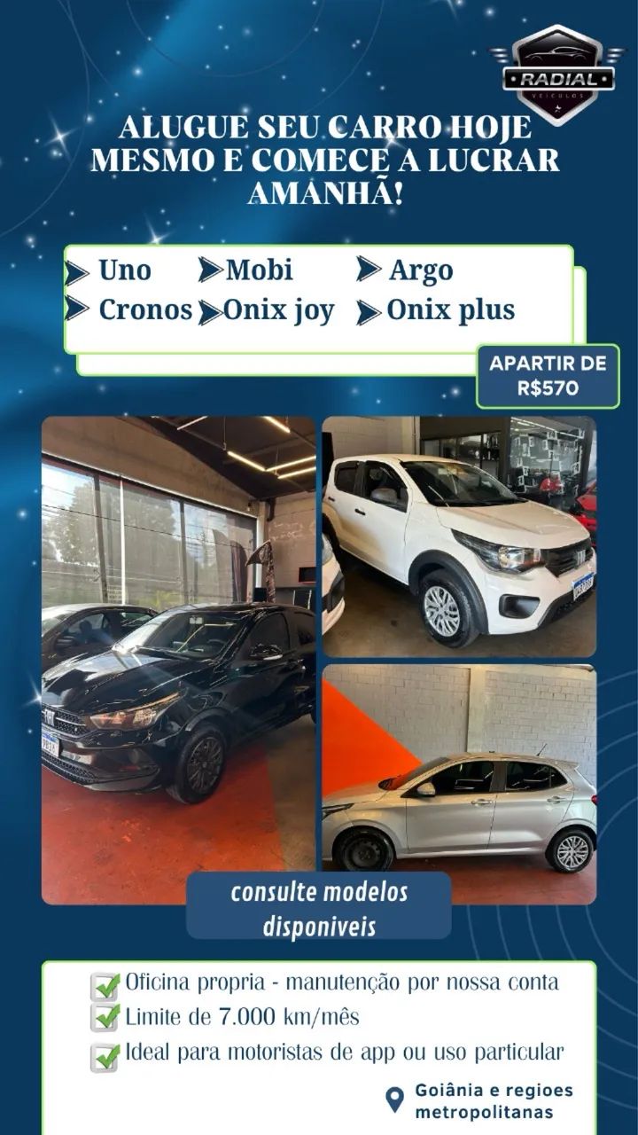 ALUGUEL DE CARRO - RADIAL VEICULOS 