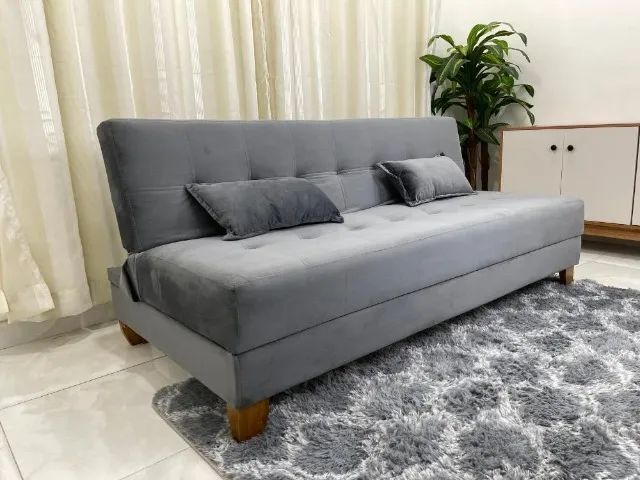 Sofá Cama Arpoador 1,85m   Produto Novo!  Pronta Entrega!  RfL - Foto 3