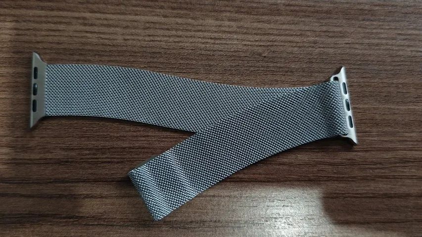 KIT com 3 Pulseiras De AÇO Smartwatch 42mm / 44mm modelo Apple Watch - Foto 4