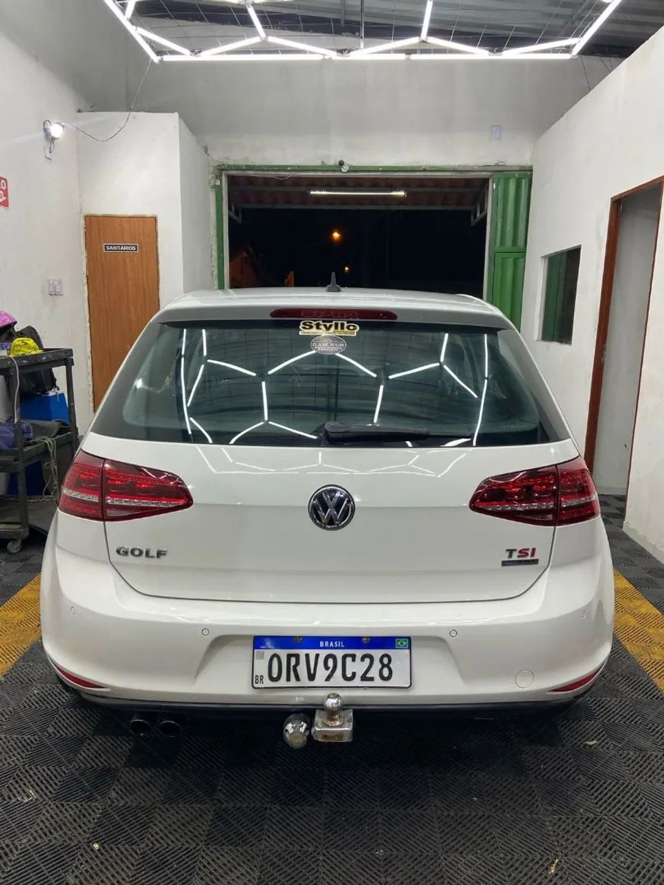 golf tsi 1.4 turbo higline o mais completo aro20 pneus zero vitrificado carro extra  - Foto 5