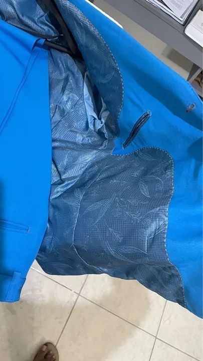 Terno Masculino Azul - Novo - Foto 2