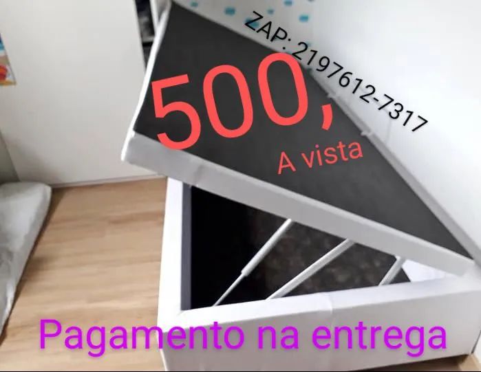 Base box baú solteiro 88x188cm(Pague na entrega)