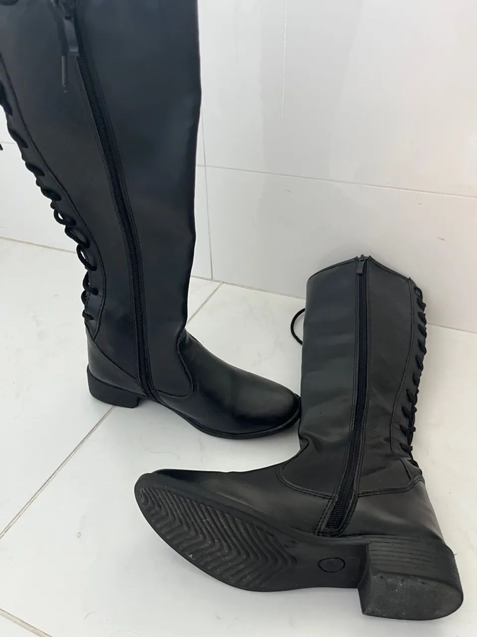 Bota Feminina Cano Alto - 34 - Foto 4