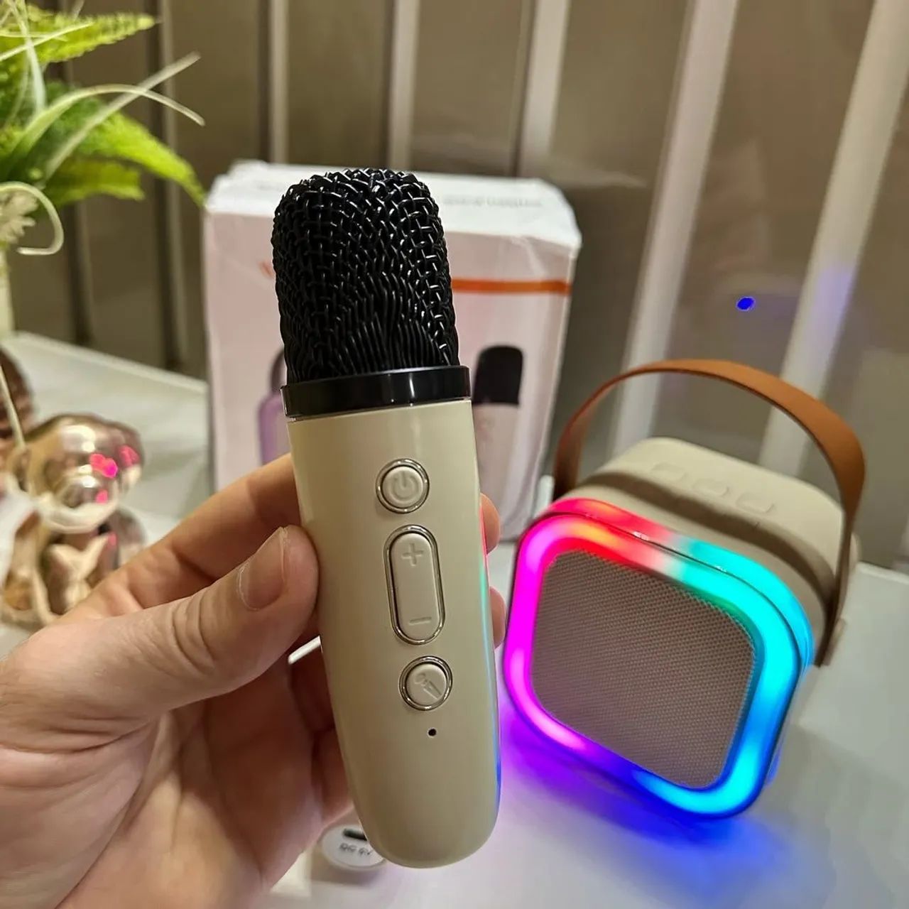K12 - Caixa de Som Bluetooth 30W + Microfones Sem Fio - Melhor Preço! - Foto 2