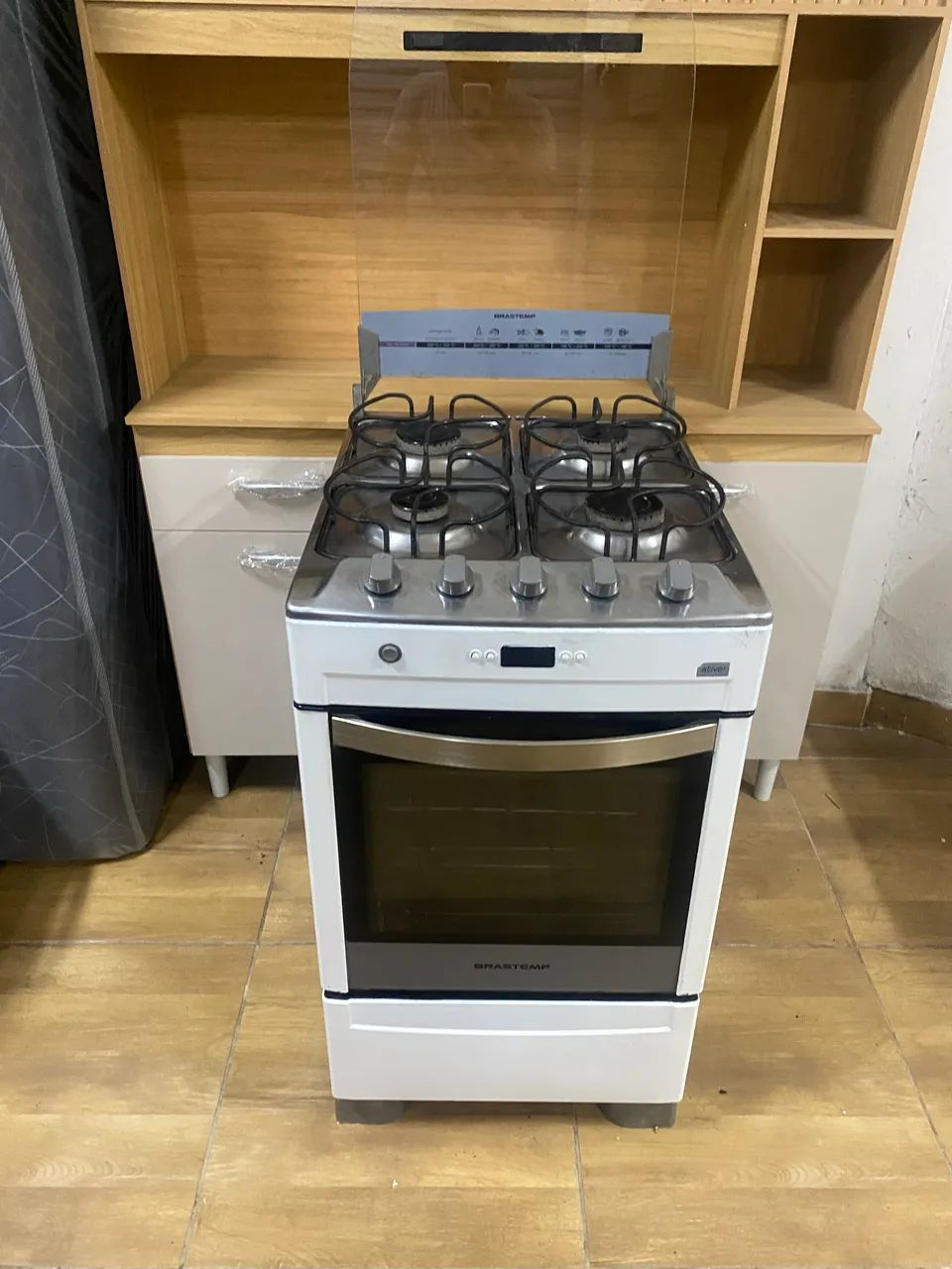 Fogão Brastemp 4 bocas branco funcionando perfeitamente 