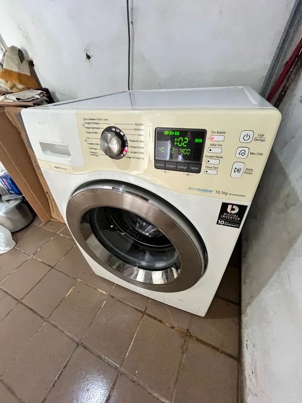 Máquina de Lavar Roupa Samsung 10,1kg EcoBubble - Foto 5