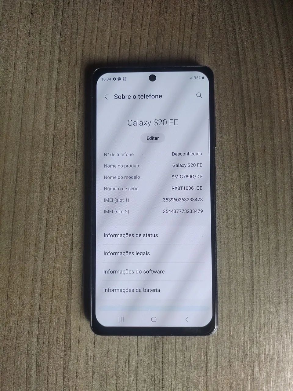 V/T - Samsung Galaxy S20 Fé 6/128GB - Foto 4