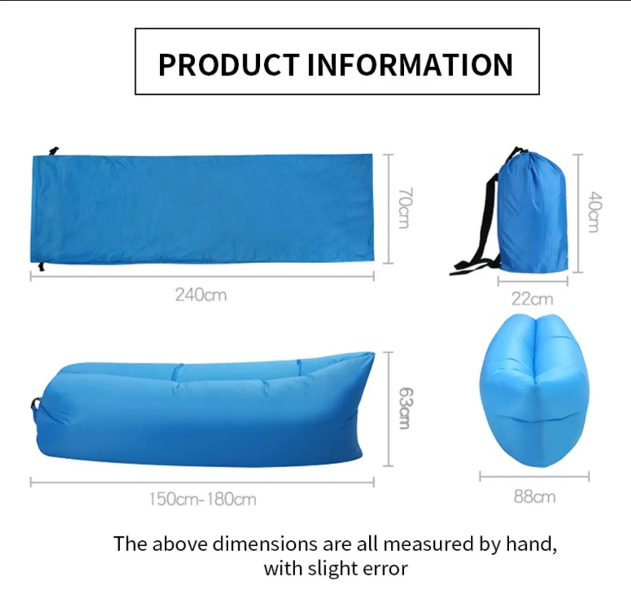 Sofá inflável praia camping  - Foto 5