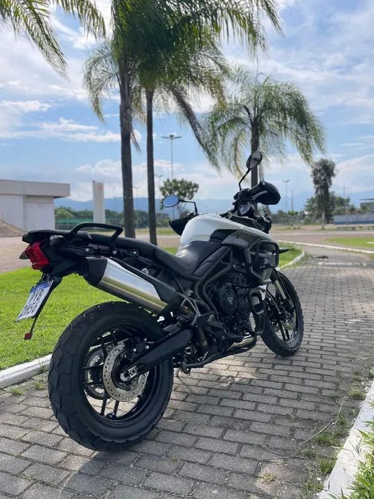 Triumph Tiger XRx 800 - Branca - Impecável - Foto 2