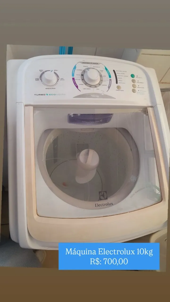 Máquina de Lavar Electrolux 10kg