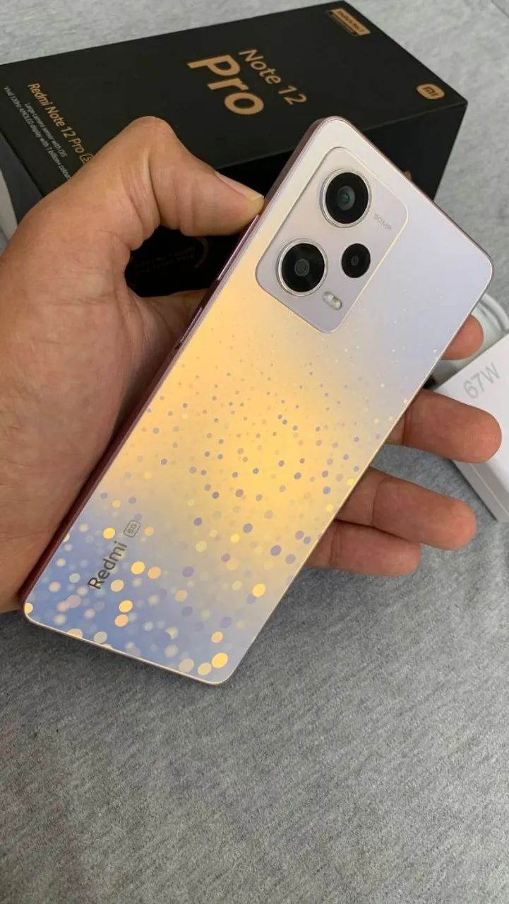 Note 12 Pro 5G Gold 120Htz 128gb 8+8 Ram - Foto 2