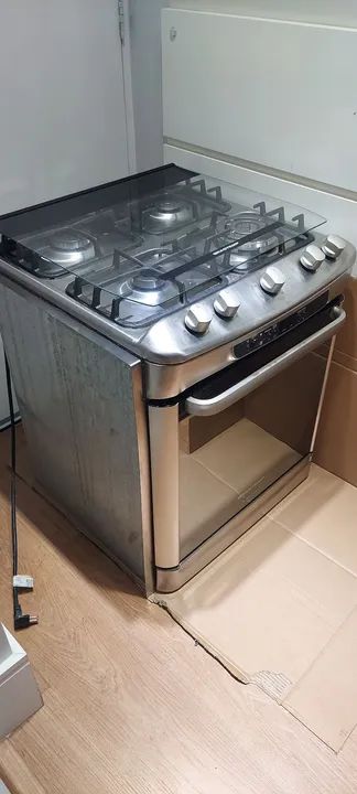 Fogão 4 bocas Brastemp Gourmand de embutir