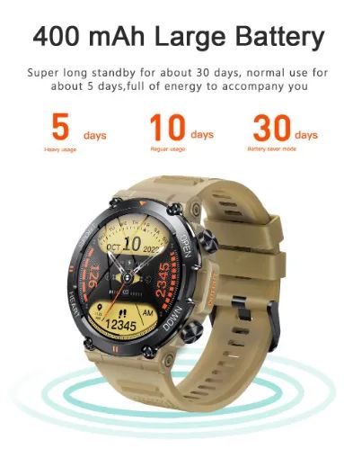 smartwatch redondo melanda k56 pro Indestrutível militar original