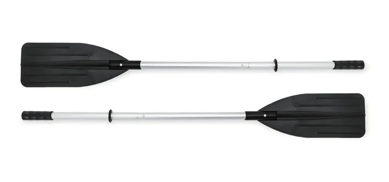 Barco Bote Seahawk 3 com Remo Bomba 360kg Intex - Foto 4