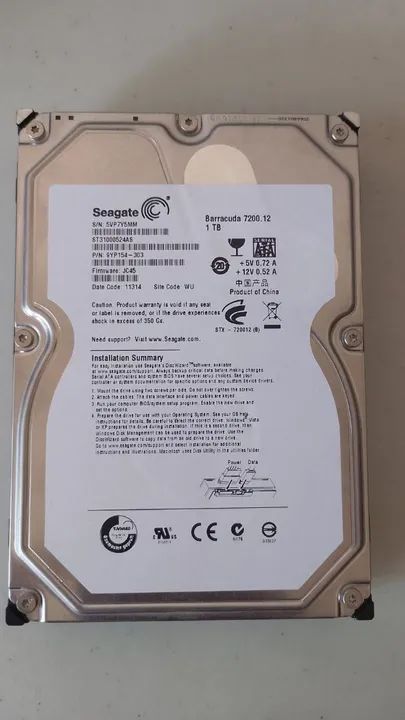 HD Seagate 1TB