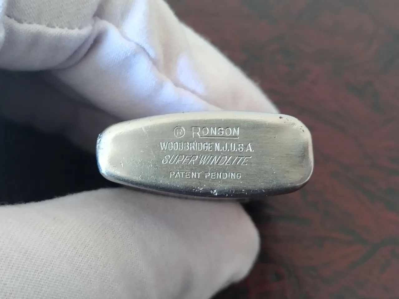 Isqueiro Antigo de Metal Ronson63824568724481123
