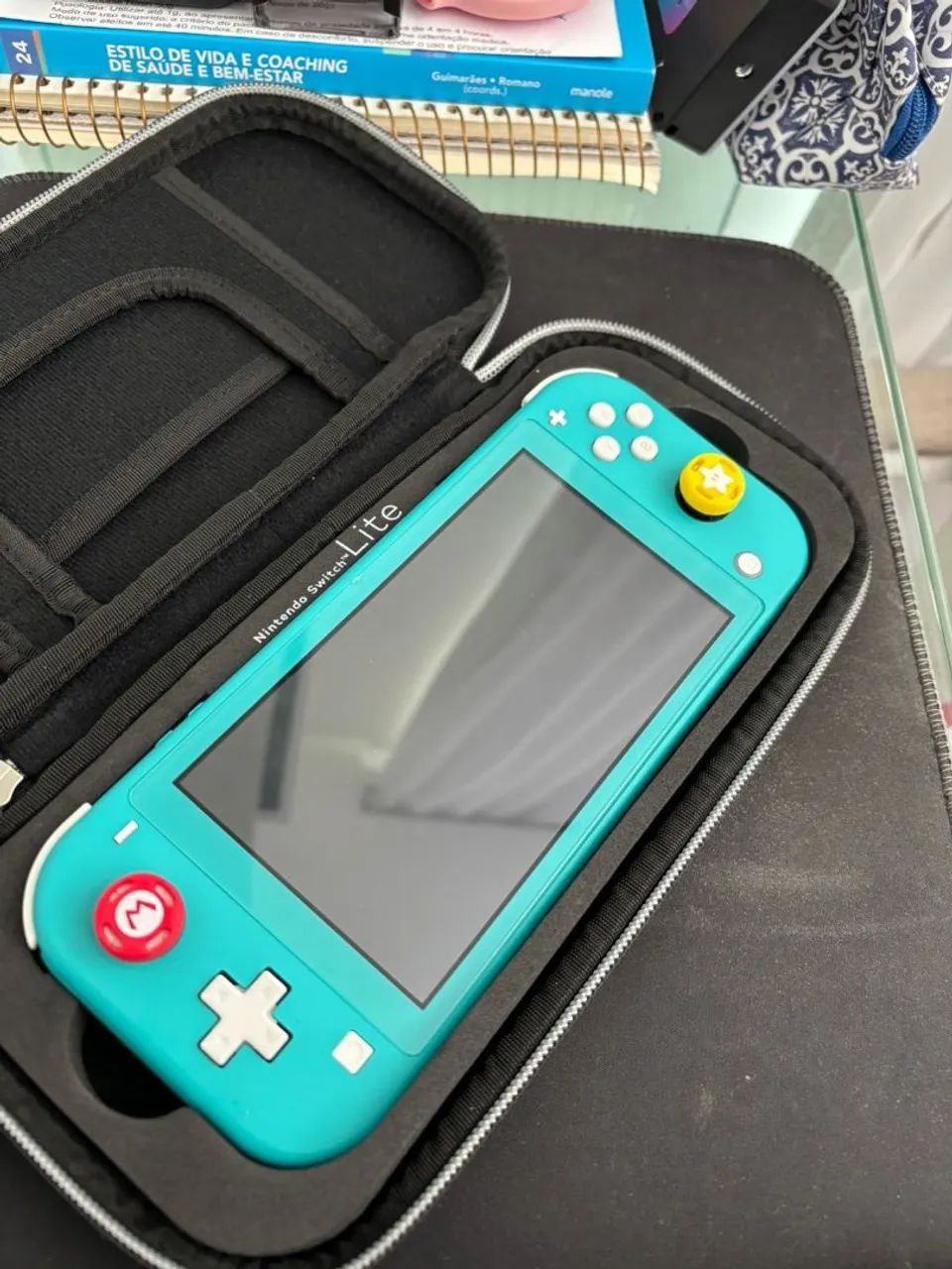 Switch lite + sd 256gb + jogo Original - Consoles de Vídeo Game