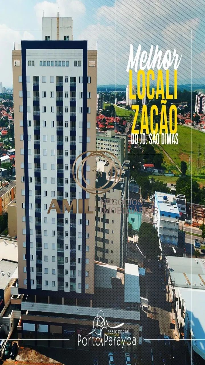 LJR Apartamento para locação de alto padrão no Jardim Aparecida  3 quartos  70m²  São José - Foto 2