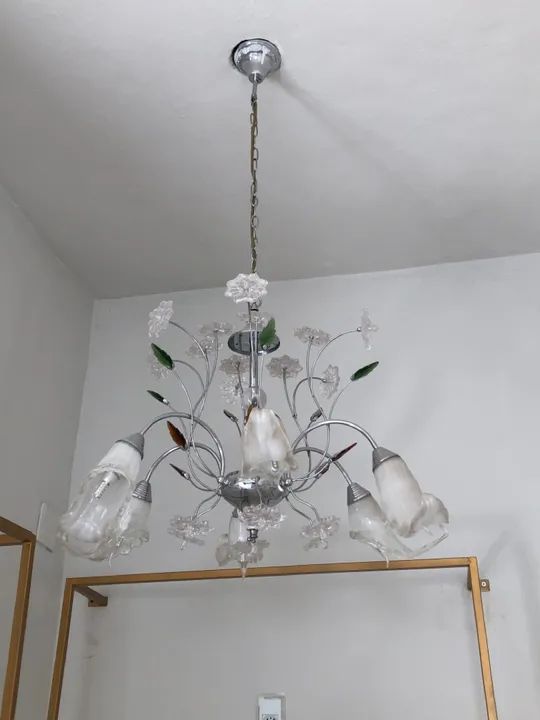 2 LINDOS LUSTRES DE CRISTAL 