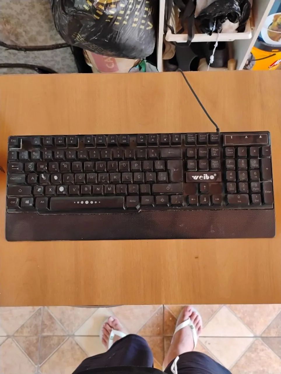 Teclado gamer weibo 