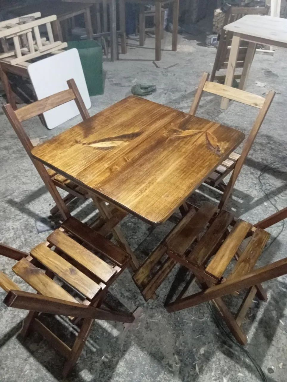 Jogo de mesa dobrável  - Foto 2