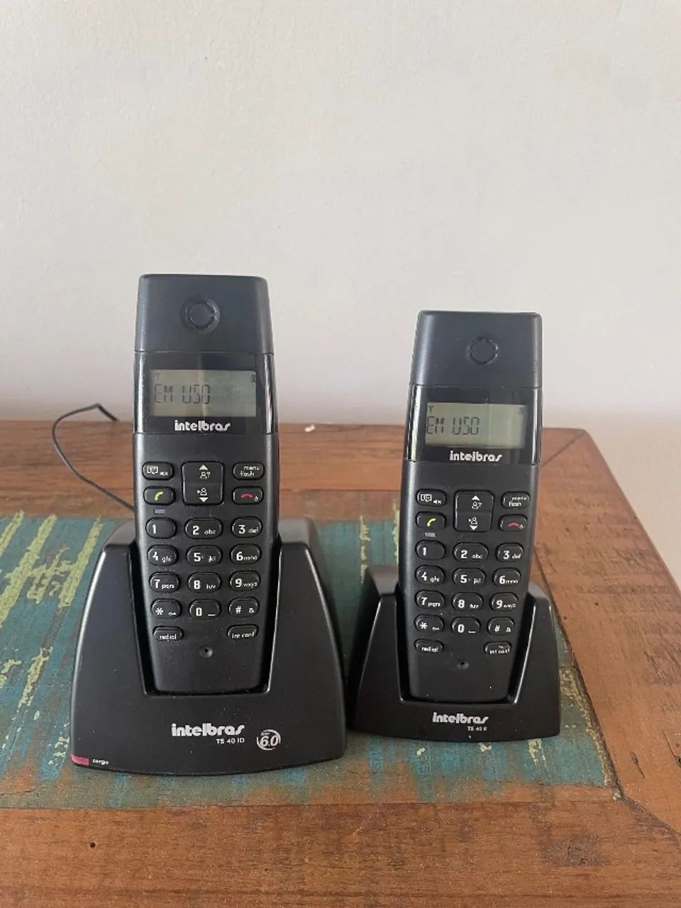 Telefone sem fio intelbras base + ramal