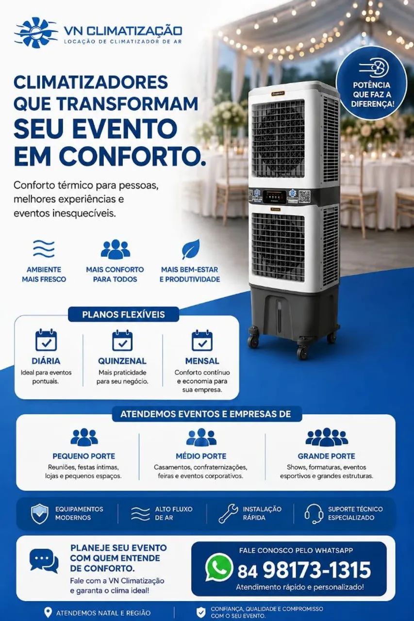 Climatizador Para Locação 